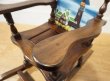 画像15: 【 送料無料 】 ☆古い木味☆　アンティーク　ロッキングチェア　チャイルドチェア　子供椅子　ベビーチェア　ドールチェア　英国　西洋　イギリス (15)