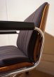 画像10: スイス　giroflex ジロフレックス　ヴィンテージ　チーク材　BRASA ブラサ　ラウンジチェア　書斎椅子　デスクチェア　プレジデントチェア　社長椅子　役員椅子　昇降手動　ロッキング機能　キャスターチェア  12万 (10)