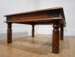 画像8: 西洋　洋館　クラシック　センターテーブル　ガラストップ　アイアン　彫刻　アンティーク　英国スタイル (8)
