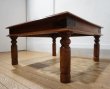 画像3: 西洋　洋館　クラシック　センターテーブル　ガラストップ　アイアン　彫刻　アンティーク　英国スタイル (3)