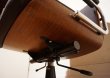 画像3: スイス　giroflex ジロフレックス　ヴィンテージ　チーク材　BRASA ブラサ　ラウンジチェア　書斎椅子　デスクチェア　プレジデントチェア　社長椅子　役員椅子　昇降手動　ロッキング機能　キャスターチェア  12万 (3)
