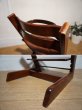 画像15: 北欧　ノルウェー　STOKKE ストッケ　Tripp Trapp Chair トリップトラップチェア　ブラウン色　チャイルドチェア　子供椅子　ベビーチェア　ガード付 (15)