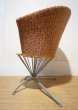画像4: 北欧　ヴィンテージ　ラタン　藤　ガーデンチェア　イージーチェア　ラウンジチェア　 アイアン　椅子　イス　パリのアパルトマン　(2) (4)