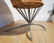 画像6: 北欧　ヴィンテージ　ラタン　藤　ガーデンチェア　イージーチェア　ラウンジチェア　 アイアン　椅子　イス　パリのアパルトマン　(2) (6)