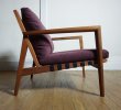 画像3: 【展示品】　Ritzwell リッツウェル　BLAVA ブラヴァ　EASYCHAIR イージーチェア　ラウンジ　アームチェア　ウォールナット材　本革ベルト　椅子　イス (3)