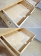 画像13: 北欧モダン　IKEA　サイドボード　天然木　無垢材　棚　台　引き出し　両開き　2杯　収納棚　 (13)