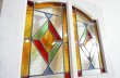 画像9: ヴィンテージ　ステンドグラス　建具　ドア　扉　窓枠　木枠　間仕切り　パーテーション　アンティーク　イギリス　英国 (9)