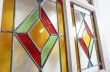 画像8: ヴィンテージ　ステンドグラス　建具　ドア　扉　窓枠　木枠　間仕切り　パーテーション　アンティーク　イギリス　英国 (8)