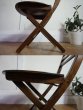 画像14: 英国　カフェ　フォールディングチェア　折り畳み椅子　ビーチ材　アンティーク　ヴィンテージ　アトリエ　(1) (14)