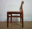 画像4: 希少逸品 SIX JOHANNES ANDERSEN DINING CHAIR Danish 北欧 デンマーク ヴィンテージ 巨匠 ヨハネス・アンダーセン チーク材 1960ｓ チーク材 無垢 チェア 椅子 イス (4)