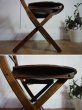 画像15: 英国　カフェ　フォールディングチェア　折り畳み椅子　ビーチ材　アンティーク　ヴィンテージ　アトリエ　(1) (15)