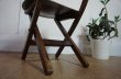 画像17: 英国　カフェ　フォールディングチェア　折り畳み椅子　ビーチ材　アンティーク　ヴィンテージ　アトリエ　(1) (17)