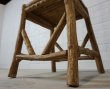 画像12: 古い木　アンティーク　飾り台　スツール　椅子　イス　チェア　棚　台　アトリエ　クウネル　ガーデニングアイテム　ディスプレイ　古民家　カフェ　 (12)