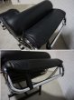 画像14: ル・コルビジェ　LC4　シェーズロング　１P　ソファ黒　イタリア製　本革　寝椅子　ロッキングチェア　安楽椅子　 (14)