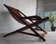画像8: 北欧モダン　チーク材　無垢材　フォールディングチェア　デッキチェア　アームチェア　折り畳み　椅子　寝椅子　キャンプ　アウトドア　ガーデン　ヴィンテージ　 (8)