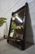 画像2: ヴィンテージ　クラシカル　壁掛けミラー　鏡　ウォールミラー　棚付き　西洋　英国　アンティーク (2)