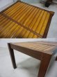 画像12: ヴィンテージ　チーク材　バンブー竹　ローテーブル　ベンチ　飾り棚　陳列台　ディスプレイ棚　長椅子　チェア　スツール　 (12)