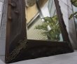 画像6: 古い木　アンティーク　壁掛けミラー　ウォールミラー　鏡　ディスプレイ　西洋　クラシカル　英国　フランス　洋館　古民家　レトロ　カフェ　ヴィンテージ (6)