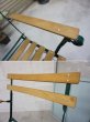 画像12: 古い木　フランス　ヴィンテージ　アイアン　フォールディングチェア　サイドチェア　アームチェア　ディスプレイ　ガーデン　折り畳み　椅子　カントリー　(2) (12)