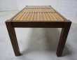 画像3: ヴィンテージ　チーク材　バンブー竹　ローテーブル　ベンチ　飾り棚　陳列台　ディスプレイ棚　長椅子　チェア　スツール　 (3)