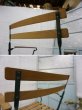 画像16: 古い木　フランス　ヴィンテージ　アイアン　フォールディングチェア　サイドチェア　アームチェア　ディスプレイ　ガーデン　折り畳み　椅子　カントリー　(2) (16)