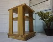 画像4: 展示品　北欧モダン　天然木　無垢材　オープンシェルフ　サイドテーブル　収納棚　飾り台 (4)