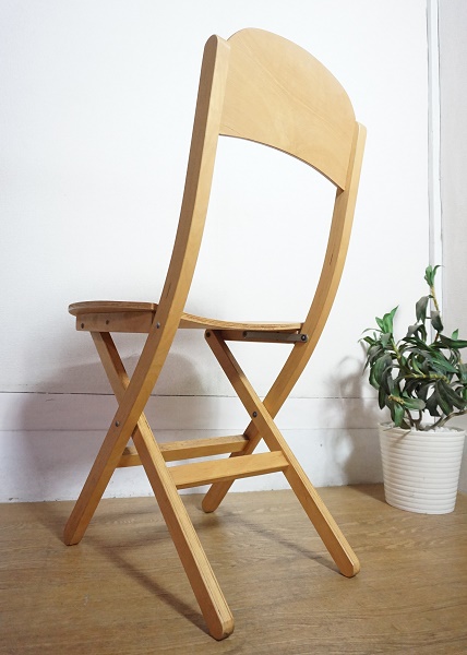 北欧 ヴィンテージ フォールディングチェア 折り畳み椅子