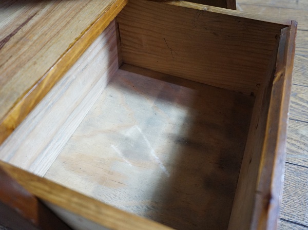 時代家具 日本 アンティーク 欅材 収納 小引き出し 古民家 水屋 茶器
