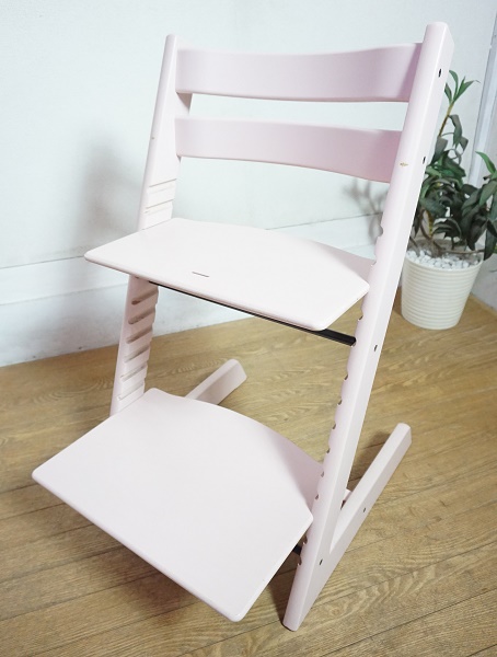 北欧　ノルウェー　STOKKE ストッケ　Tripp Trapp Chair トリップトラップチェア　成長する椅子　子供から大人まで！　ダイニング　 学習椅子　デスクチェア　高さ調節機能　子供椅子　キッズチェア　ベビーチェア　ピンク色