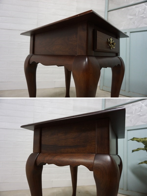 西洋 クラシカル 猫脚 サイドテーブル チェスト コンソール 棚 飾り台 